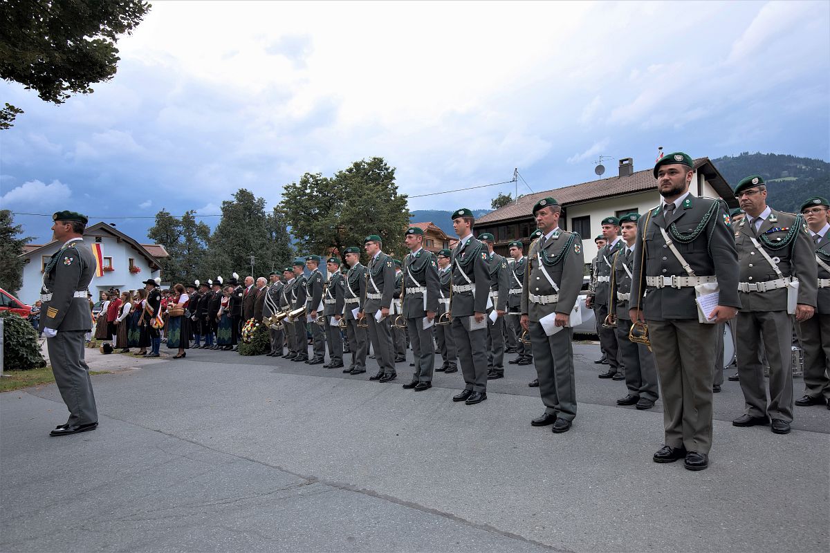 Militärmusik Kärnten beim Totengedenken